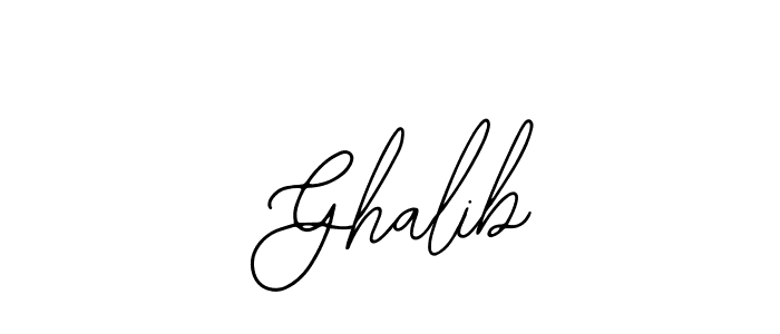 Bearetta-2O07w is a professional signature style that is perfect for those who want to add a touch of class to their signature. It is also a great choice for those who want to make their signature more unique. Get  Ghalib name to fancy signature for free.  Ghalib signature style 12 images and pictures png