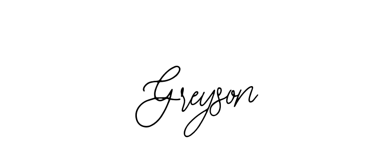 You should practise on your own different ways (Bearetta-2O07w) to write your name ( Greyson) in signature. don't let someone else do it for you.  Greyson signature style 12 images and pictures png