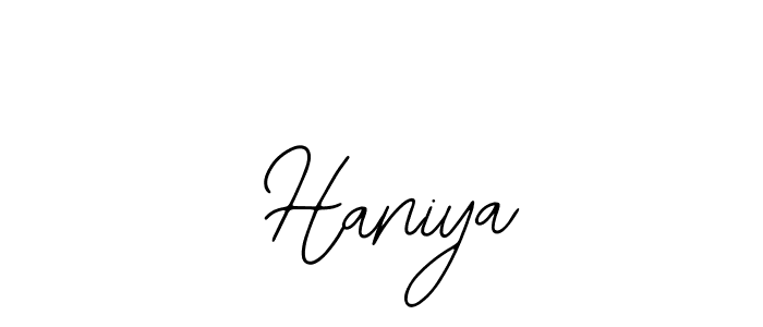 Create a beautiful signature design for name  Haniya. With this signature (Bearetta-2O07w) fonts, you can make a handwritten signature for free.  Haniya signature style 12 images and pictures png