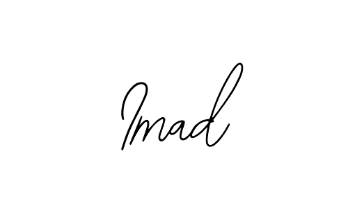 How to make  Imad signature? Bearetta-2O07w is a professional autograph style. Create handwritten signature for  Imad name.  Imad signature style 12 images and pictures png