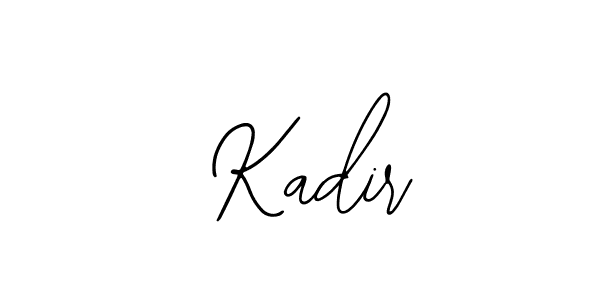 Design your own signature with our free online signature maker. With this signature software, you can create a handwritten (Bearetta-2O07w) signature for name  Kadir.  Kadir signature style 12 images and pictures png