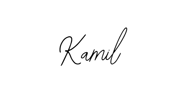 The best way (Bearetta-2O07w) to make a short signature is to pick only two or three words in your name. The name  Kamil include a total of six letters. For converting this name.  Kamil signature style 12 images and pictures png