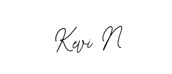 Design your own signature with our free online signature maker. With this signature software, you can create a handwritten (Bearetta-2O07w) signature for name  Kevi N.  Kevi N signature style 12 images and pictures png