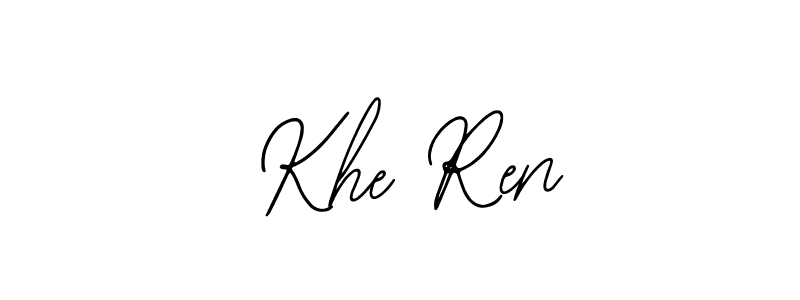 Create a beautiful signature design for name  Khe Ren. With this signature (Bearetta-2O07w) fonts, you can make a handwritten signature for free.  Khe Ren signature style 12 images and pictures png