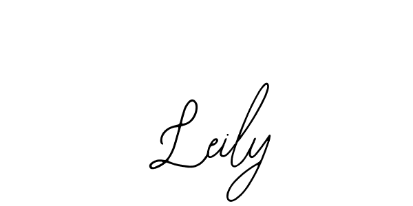 Use a signature maker to create a handwritten signature online. With this signature software, you can design (Bearetta-2O07w) your own signature for name  Leily.  Leily signature style 12 images and pictures png