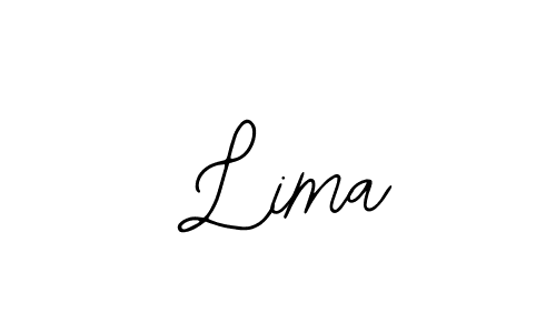 How to make  Lima name signature. Use Bearetta-2O07w style for creating short signs online. This is the latest handwritten sign.  Lima signature style 12 images and pictures png