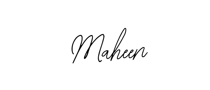 Design your own signature with our free online signature maker. With this signature software, you can create a handwritten (Bearetta-2O07w) signature for name  Maheen.  Maheen signature style 12 images and pictures png