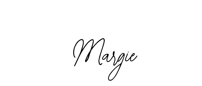 Use a signature maker to create a handwritten signature online. With this signature software, you can design (Bearetta-2O07w) your own signature for name  Margie.  Margie signature style 12 images and pictures png