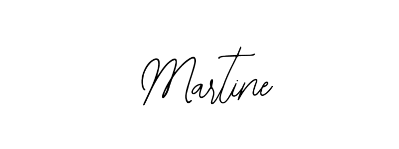 How to make  Martine name signature. Use Bearetta-2O07w style for creating short signs online. This is the latest handwritten sign.  Martine signature style 12 images and pictures png