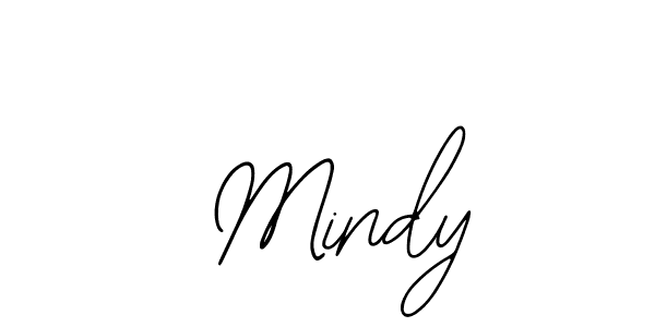 Similarly Bearetta-2O07w is the best handwritten signature design. Signature creator online .You can use it as an online autograph creator for name  Mindy.  Mindy signature style 12 images and pictures png