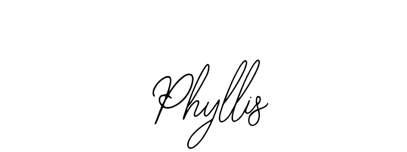 The best way (Bearetta-2O07w) to make a short signature is to pick only two or three words in your name. The name  Phyllis include a total of six letters. For converting this name.  Phyllis signature style 12 images and pictures png