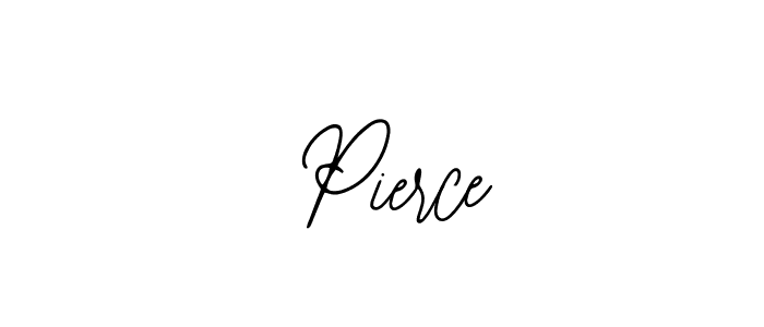 How to make  Pierce name signature. Use Bearetta-2O07w style for creating short signs online. This is the latest handwritten sign.  Pierce signature style 12 images and pictures png