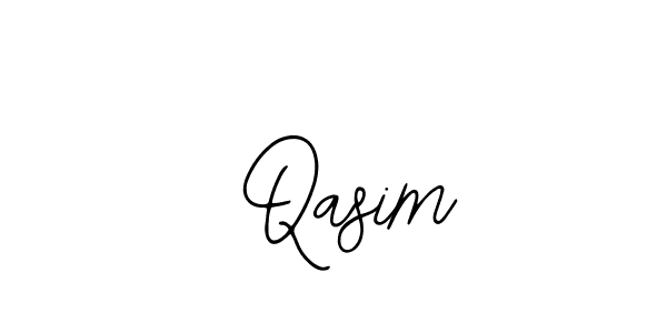 Make a beautiful signature design for name  Qasim. With this signature (Bearetta-2O07w) style, you can create a handwritten signature for free.  Qasim signature style 12 images and pictures png