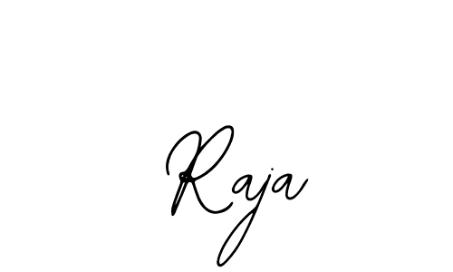 Use a signature maker to create a handwritten signature online. With this signature software, you can design (Bearetta-2O07w) your own signature for name  Raja.  Raja signature style 12 images and pictures png