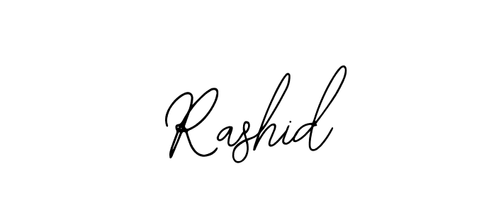 Create a beautiful signature design for name  Rashid. With this signature (Bearetta-2O07w) fonts, you can make a handwritten signature for free.  Rashid signature style 12 images and pictures png