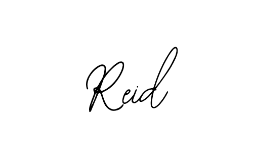 Design your own signature with our free online signature maker. With this signature software, you can create a handwritten (Bearetta-2O07w) signature for name  Reid.  Reid signature style 12 images and pictures png