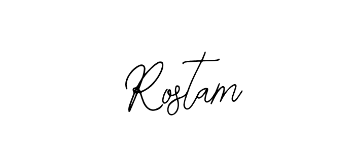 The best way (Bearetta-2O07w) to make a short signature is to pick only two or three words in your name. The name  Rostam include a total of six letters. For converting this name.  Rostam signature style 12 images and pictures png