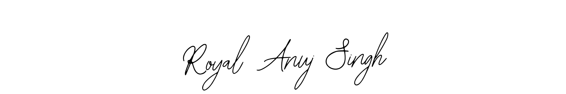 Create a beautiful signature design for name  Royal  Anuj Singh. With this signature (Bearetta-2O07w) fonts, you can make a handwritten signature for free.  Royal  Anuj Singh signature style 12 images and pictures png