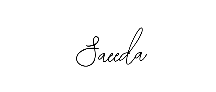 You can use this online signature creator to create a handwritten signature for the name  Saeeda. This is the best online autograph maker.  Saeeda signature style 12 images and pictures png