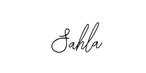 Bearetta-2O07w is a professional signature style that is perfect for those who want to add a touch of class to their signature. It is also a great choice for those who want to make their signature more unique. Get  Sahla name to fancy signature for free.  Sahla signature style 12 images and pictures png