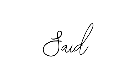 Best and Professional Signature Style for  Said. Bearetta-2O07w Best Signature Style Collection.  Said signature style 12 images and pictures png