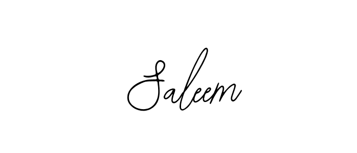 Use a signature maker to create a handwritten signature online. With this signature software, you can design (Bearetta-2O07w) your own signature for name  Saleem.  Saleem signature style 12 images and pictures png