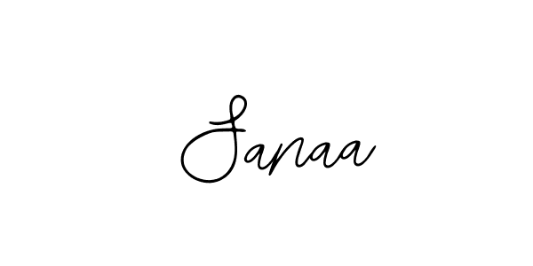 Design your own signature with our free online signature maker. With this signature software, you can create a handwritten (Bearetta-2O07w) signature for name  Sanaa.  Sanaa signature style 12 images and pictures png