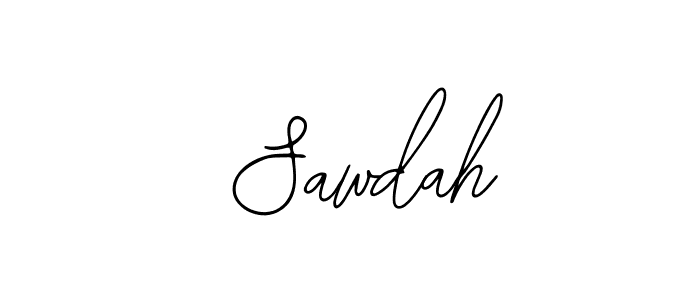 Create a beautiful signature design for name  Sawdah. With this signature (Bearetta-2O07w) fonts, you can make a handwritten signature for free.  Sawdah signature style 12 images and pictures png
