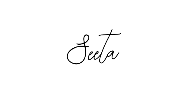 It looks lik you need a new signature style for name  Seeta. Design unique handwritten (Bearetta-2O07w) signature with our free signature maker in just a few clicks.  Seeta signature style 12 images and pictures png