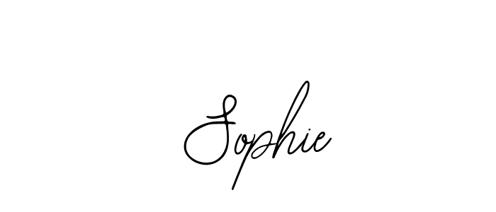 How to make  Sophie name signature. Use Bearetta-2O07w style for creating short signs online. This is the latest handwritten sign.  Sophie signature style 12 images and pictures png