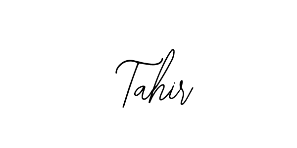 Create a beautiful signature design for name  Tahir. With this signature (Bearetta-2O07w) fonts, you can make a handwritten signature for free.  Tahir signature style 12 images and pictures png