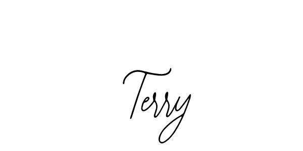 You should practise on your own different ways (Bearetta-2O07w) to write your name ( Terry) in signature. don't let someone else do it for you.  Terry signature style 12 images and pictures png