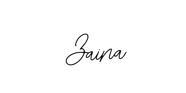 Make a beautiful signature design for name  Zaina. With this signature (Bearetta-2O07w) style, you can create a handwritten signature for free.  Zaina signature style 12 images and pictures png