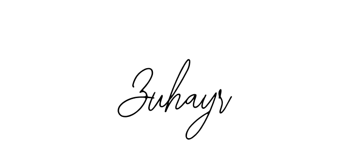 Make a beautiful signature design for name  Zuhayr. Use this online signature maker to create a handwritten signature for free.  Zuhayr signature style 12 images and pictures png