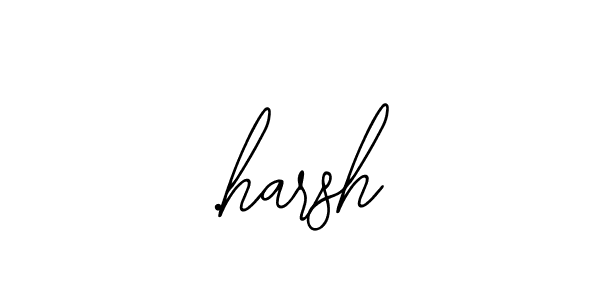 Design your own signature with our free online signature maker. With this signature software, you can create a handwritten (Bearetta-2O07w) signature for name .harsh. .harsh signature style 12 images and pictures png