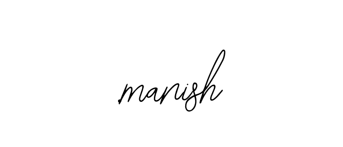 Make a beautiful signature design for name .manish. With this signature (Bearetta-2O07w) style, you can create a handwritten signature for free. .manish signature style 12 images and pictures png