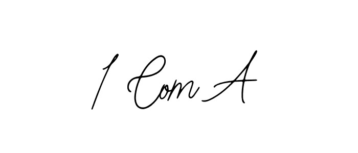 It looks lik you need a new signature style for name 1 Com A. Design unique handwritten (Bearetta-2O07w) signature with our free signature maker in just a few clicks. 1 Com A signature style 12 images and pictures png