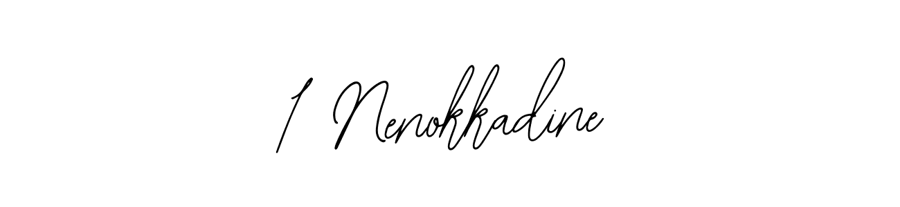 Make a beautiful signature design for name 1 Nenokkadine. With this signature (Bearetta-2O07w) style, you can create a handwritten signature for free. 1 Nenokkadine signature style 12 images and pictures png