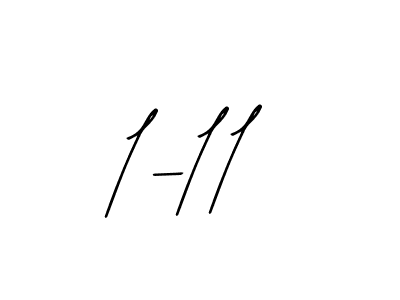 How to Draw 1-11 signature style? Bearetta-2O07w is a latest design signature styles for name 1-11. 1-11 signature style 12 images and pictures png