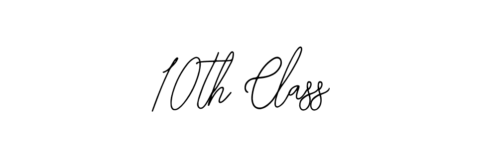 Make a beautiful signature design for name 10th Class. With this signature (Bearetta-2O07w) style, you can create a handwritten signature for free. 10th Class signature style 12 images and pictures png
