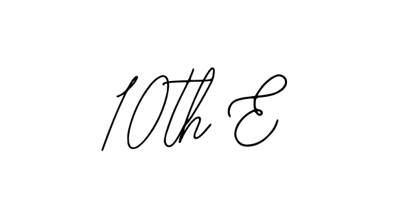 Create a beautiful signature design for name 10th E. With this signature (Bearetta-2O07w) fonts, you can make a handwritten signature for free. 10th E signature style 12 images and pictures png