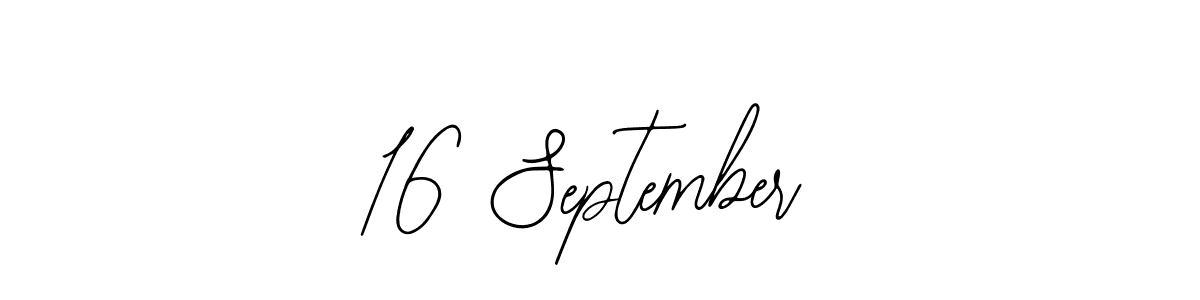 Create a beautiful signature design for name 16 September. With this signature (Bearetta-2O07w) fonts, you can make a handwritten signature for free. 16 September signature style 12 images and pictures png