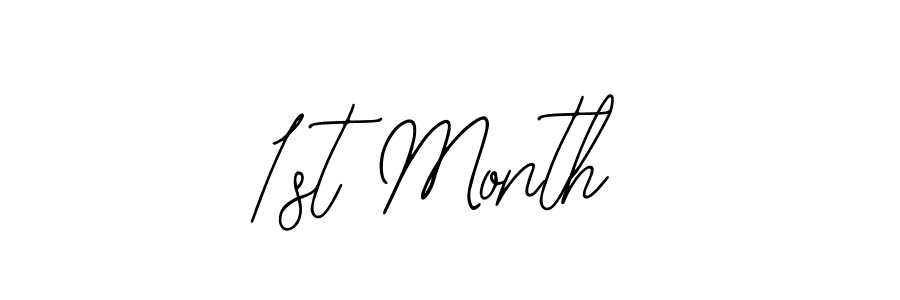 if you are searching for the best signature style for your name 1st Month. so please give up your signature search. here we have designed multiple signature styles  using Bearetta-2O07w. 1st Month signature style 12 images and pictures png
