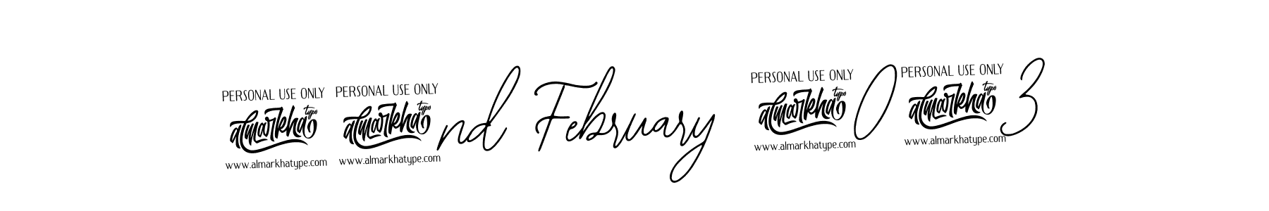 Also You can easily find your signature by using the search form. We will create 22nd February 2023 name handwritten signature images for you free of cost using Bearetta-2O07w sign style. 22nd February 2023 signature style 12 images and pictures png