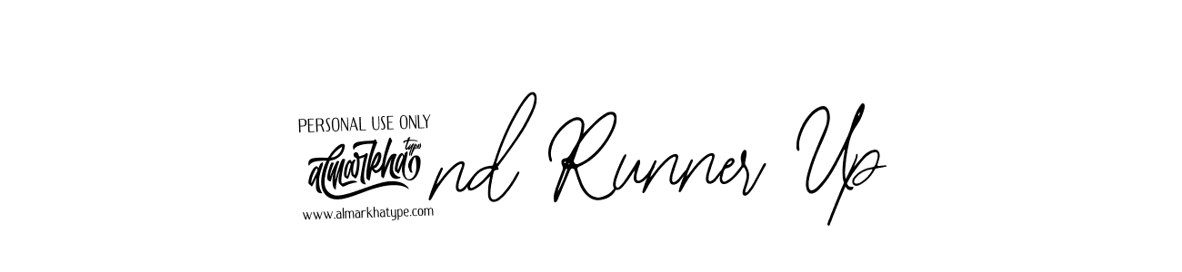 2nd Runner Up stylish signature style. Best Handwritten Sign (Bearetta-2O07w) for my name. Handwritten Signature Collection Ideas for my name 2nd Runner Up. 2nd Runner Up signature style 12 images and pictures png