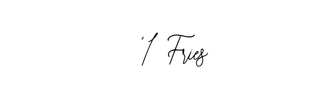 Bearetta-2O07w is a professional signature style that is perfect for those who want to add a touch of class to their signature. It is also a great choice for those who want to make their signature more unique. Get 5’1 Fries name to fancy signature for free. 5’1 Fries signature style 12 images and pictures png