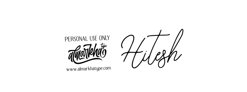 Use a signature maker to create a handwritten signature online. With this signature software, you can design (Bearetta-2O07w) your own signature for name 7 Hitesh. 7 Hitesh signature style 12 images and pictures png