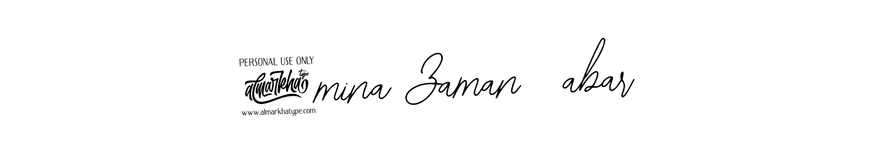 Also we have 7mina Zaman 8abar name is the best signature style. Create professional handwritten signature collection using Bearetta-2O07w autograph style. 7mina Zaman 8abar signature style 12 images and pictures png