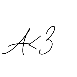 How to make A<3 signature? Bearetta-2O07w is a professional autograph style. Create handwritten signature for A<3 name. A<3 signature style 12 images and pictures png