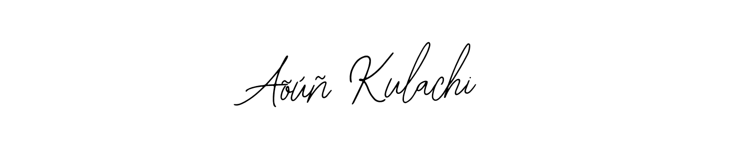 Use a signature maker to create a handwritten signature online. With this signature software, you can design (Bearetta-2O07w) your own signature for name Aõúñ Kulachi. Aõúñ Kulachi signature style 12 images and pictures png